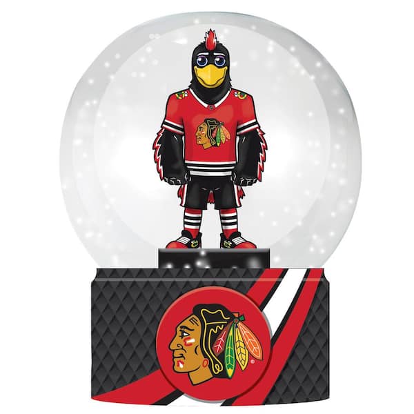 Evergreen Enterprises Chicago Blackhawks 5 in. Multicolor Glass Tabletop Snow Globe