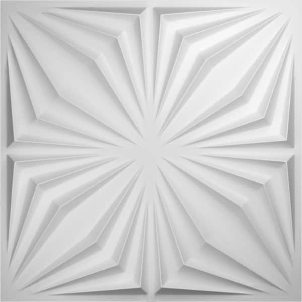 Ekena Millwork 19 5/8 in. x 19 5/8 in. Asher EnduraWall Decorative 3D Wall Panel (12-Pack for 32.1 Sq. Ft.)