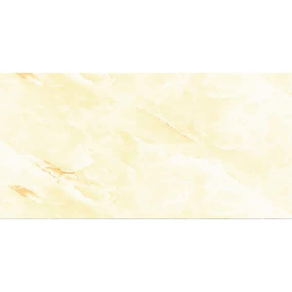 Dundee Deco Falkirk Moray 2/25 in. x 2 ft. x 1 ft. Peel  and Stick Yellow Foam Decorative Wall Paneling (10-Pack)