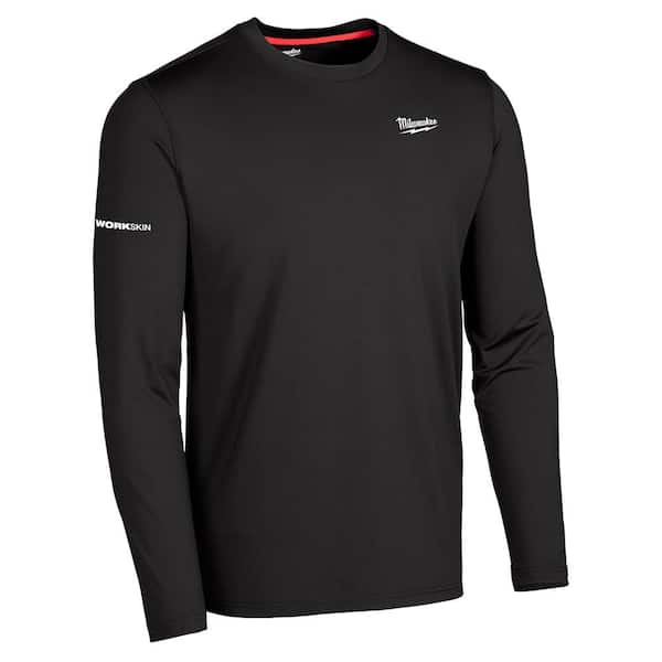 Milwaukee Men's 3X-Large Black Workskin Thermal Underwear Crew
