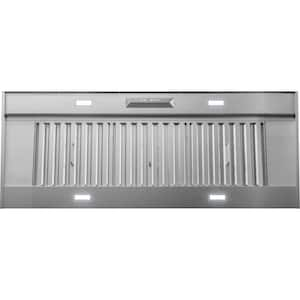 Monsoon II 60 in. 1200 CFM Insert Mount Range Hood with LED Light in Stainless Steel