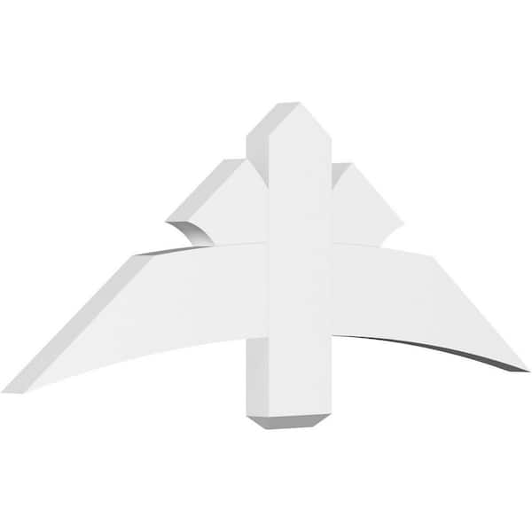 Ekena Millwork Davenport 48 in. W x 18 in. H x 2 in. D Signature Polyurethane Bracket