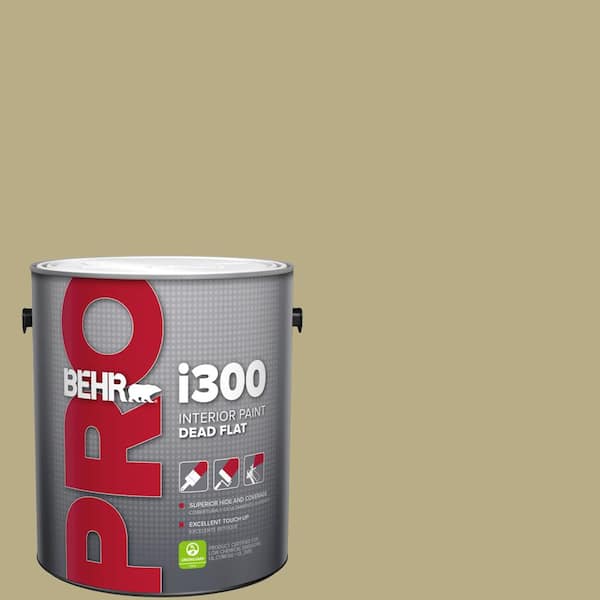 BEHR PRO 1 gal. #S330-4 Fennel Seed Dead Flat Interior Paint