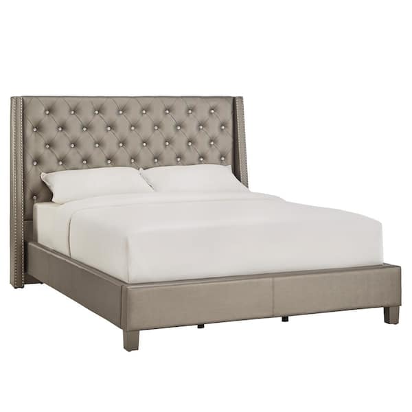 HomeSullivan Venus Silver Metallic King Standard Bed 40E300BK-1SGPUB ...