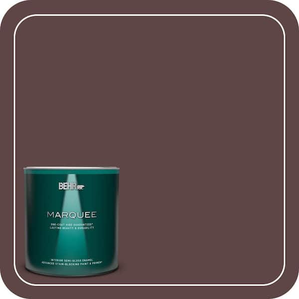 BEHR MARQUEE 1 qt. #140F-7 Embarcadero Semi-Gloss Enamel Interior Paint & Primer