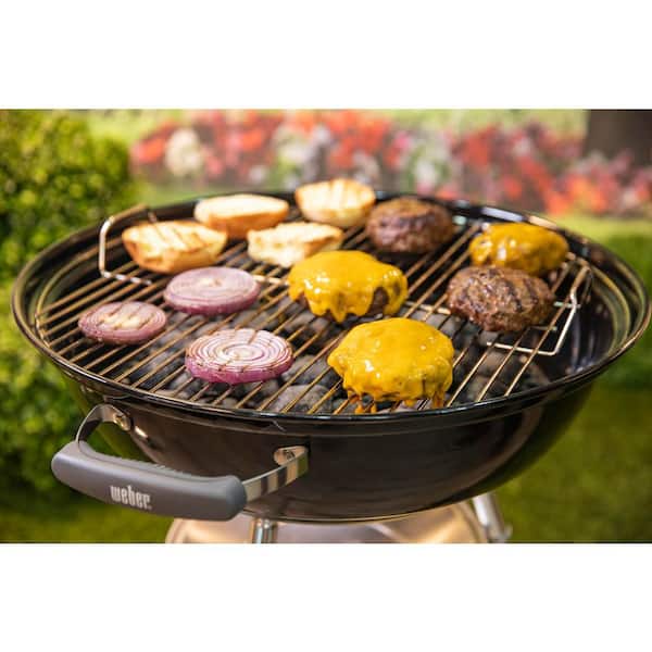 Weber Jumbo Joe Premium 22 in. Charcoal Grill in Black with Steel
