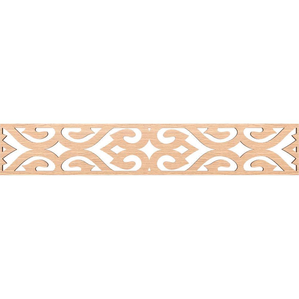 Keene Fretwork 0.375 in. D x 46.625 in. W x 8 in. L Red Oak Wood Panel Moulding price history on PriceWatchPro