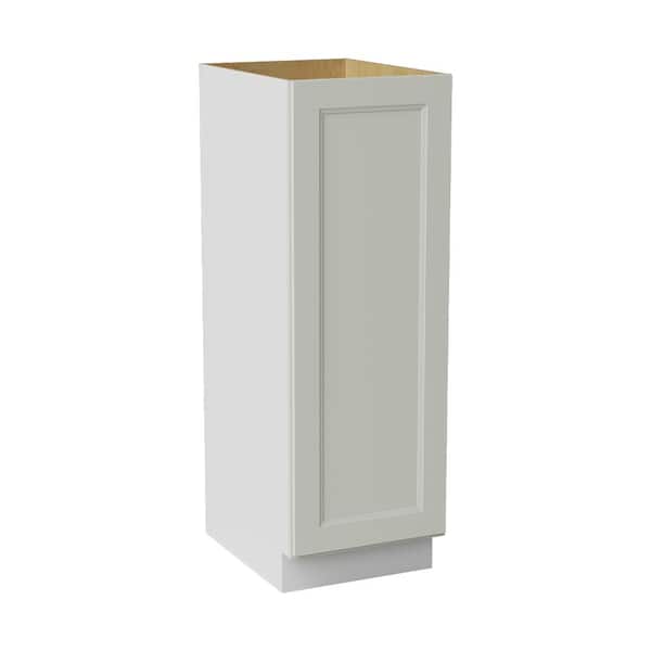 18 in. W x 24 in. D x 54 in. H Ready to Assemble Double Shaker Pantry Kitchen Cabinet in Laguna Grey
