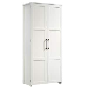 HomeVisions Soft White Storage Cabinet