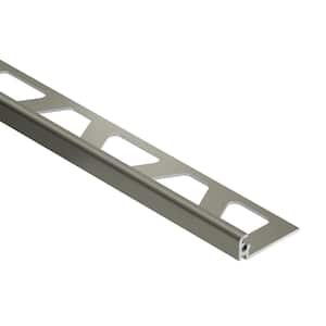 Schluter Systems Dilex-KSN 0.375-in W x 98.5-in L Dark Anthracite Steel Tile Edge Trim Schluter Systems Dilex-KSN 0.375-in W x 98.5-in L Dark Anthracite Steel Tile Edge Trim