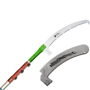 17 in. Curved Arborist Blade with 7-1/4 ft. to 23 ft. Telescoping Pole Saw