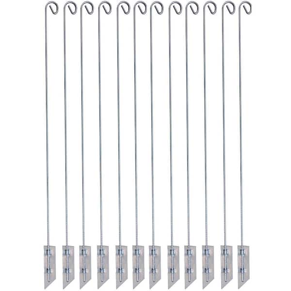 12 pcs Pack for 37 in. Quick Light Post in Galvanized Color