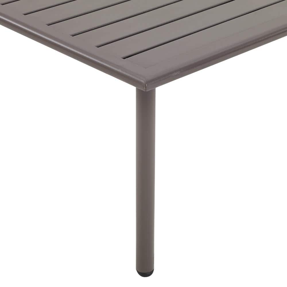 Cali Bay Light Brown Steel Outdoor Coffee Table