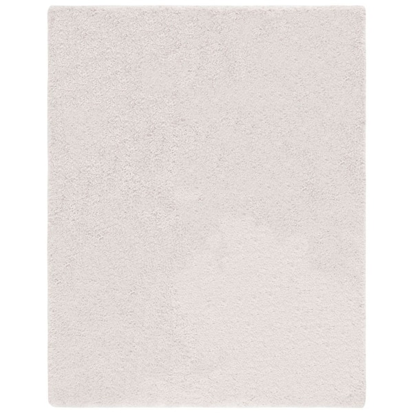 Luxe 10 ft. x 14 ft. Bone Solid Color Area Rug