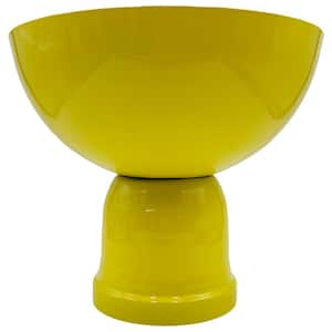 12 in. Minimalist Fruit Bowl in Yellow