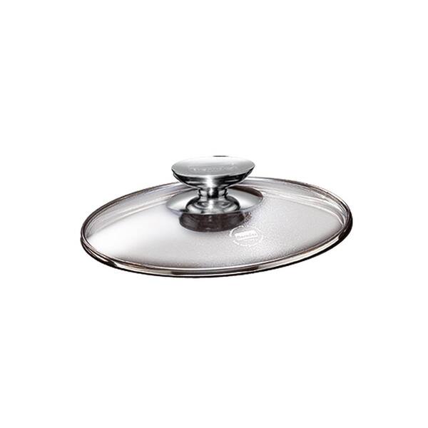 Unbranded Berndes SignoCast Glass Clear Lid with Stainless Knob