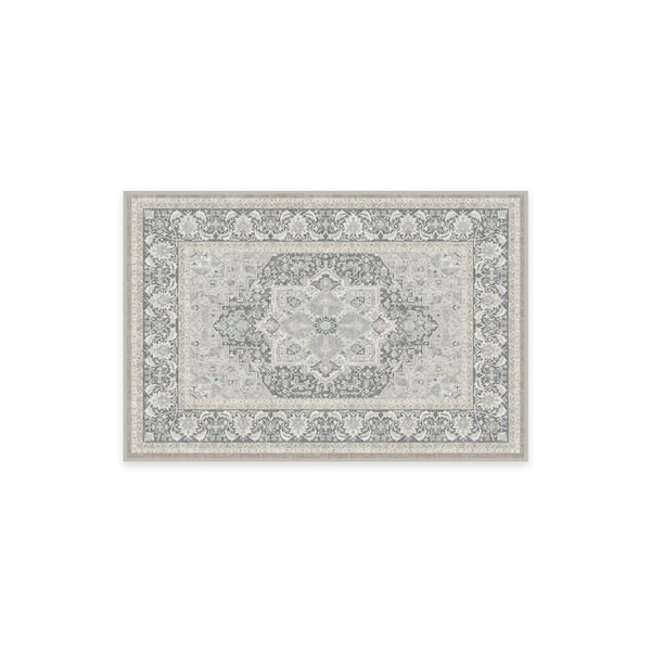 Machine Washable Rug with Standard Pad - Hendesi Heriz Abalone 2 ft. x 3 ft.