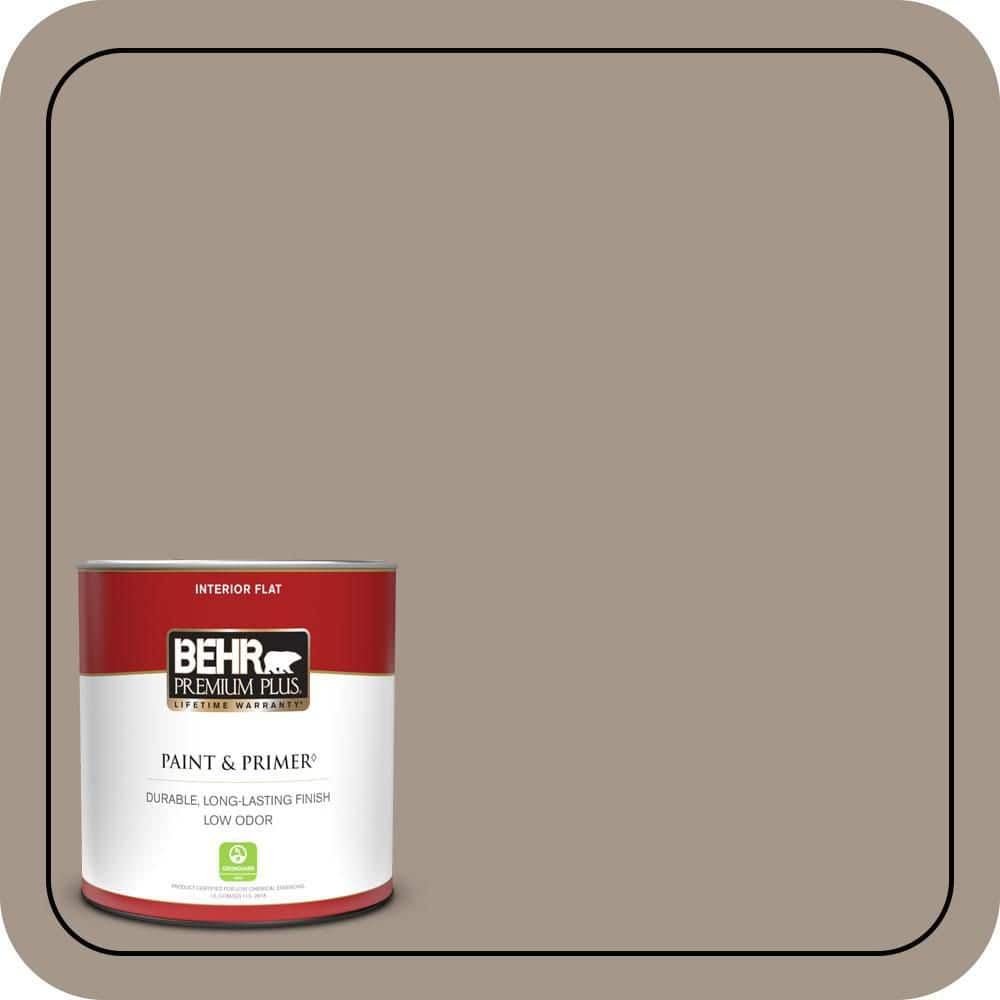1 qt. #PPU5-07 Studio Taupe Flat Low Odor Interior Paint & Primer price history on PriceWatchPro