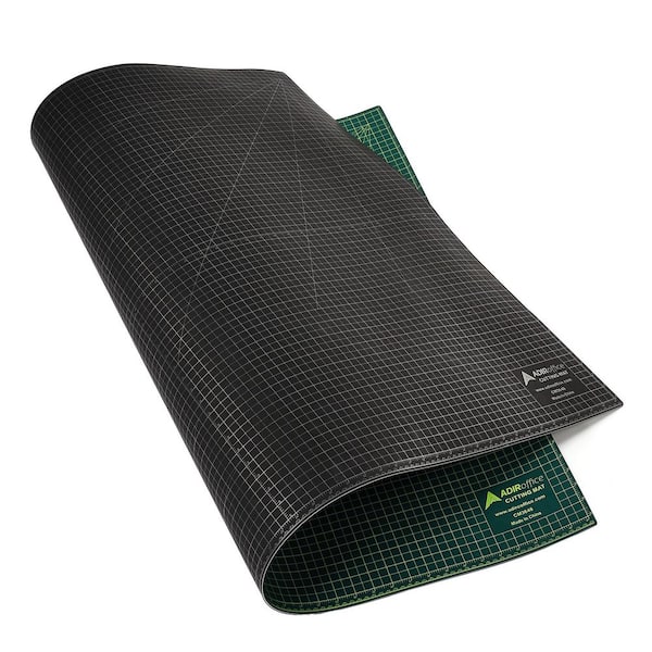 36 in. x 48 in. Self Healing Reversible Cutting Mat, Green/Black