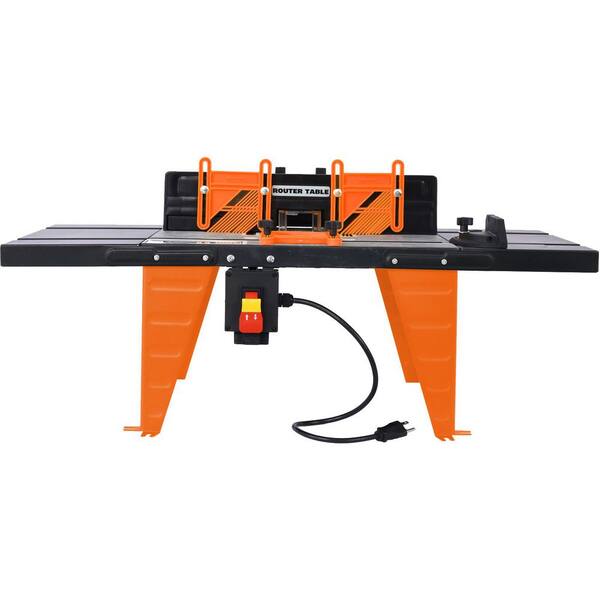 Electric Benchtop Router Table for Woodworking, Dual Extension Tables ...