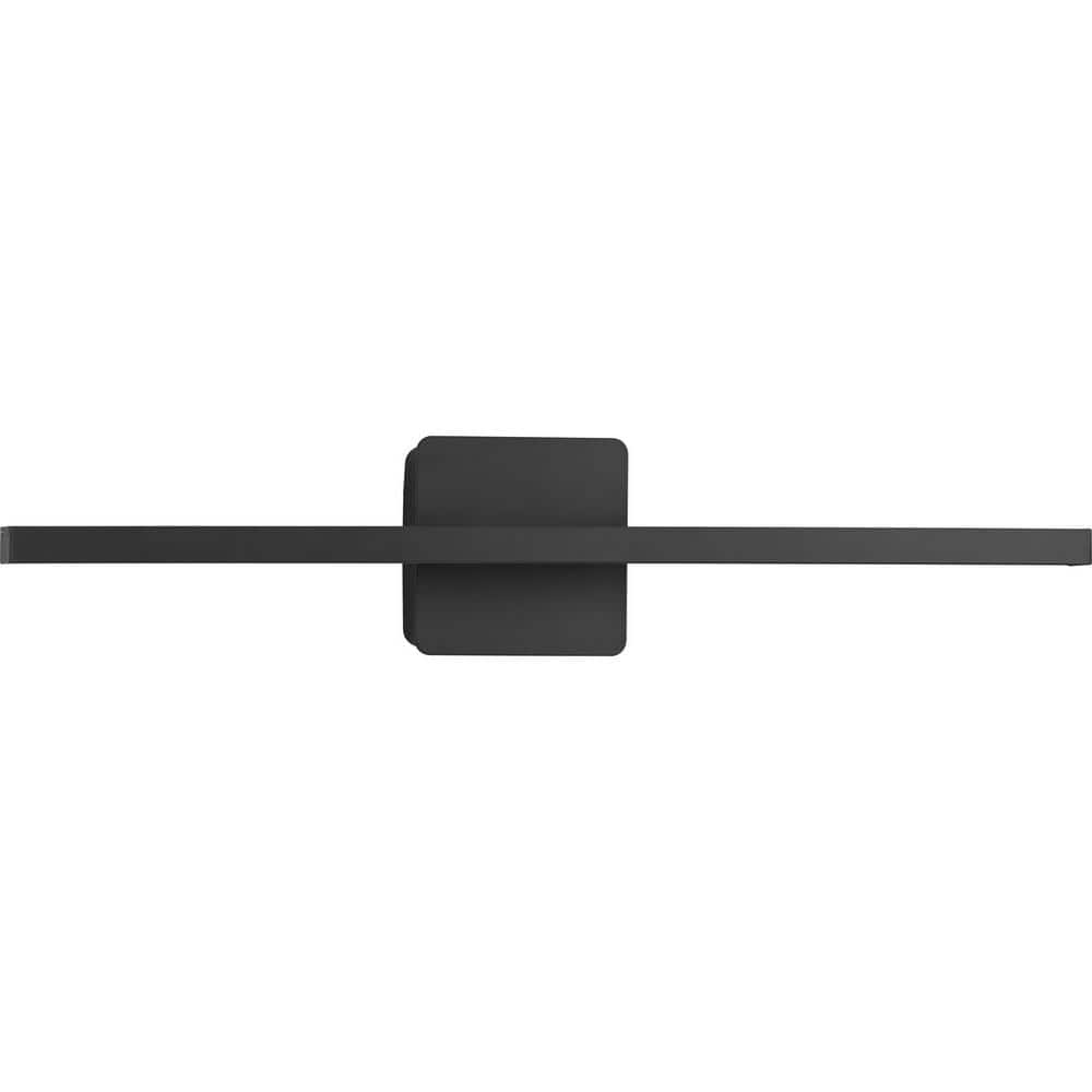 24-Inch Matte Black Aluminum Dimmable Vanity Light