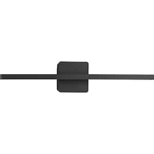 Phase 5 Collection 24 in. Black Slim Modern 3CCT Integrated LED Linear Vanity Light
