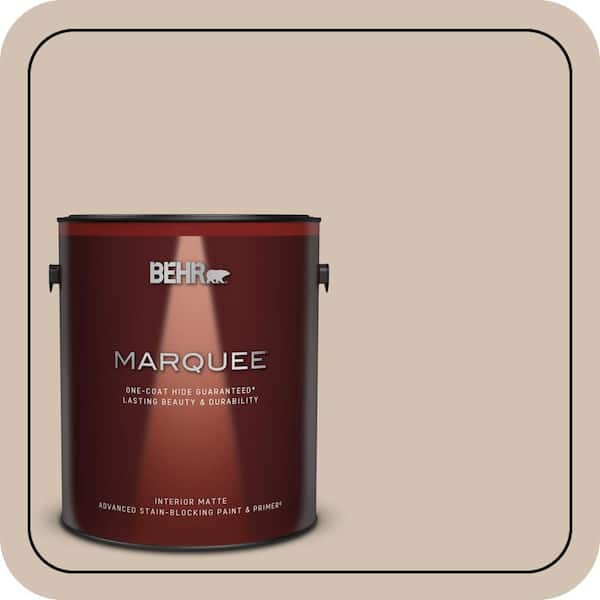 BEHR MARQUEE 1 gal. #QE-11 Autumn Haze Matte Interior Paint & Primer