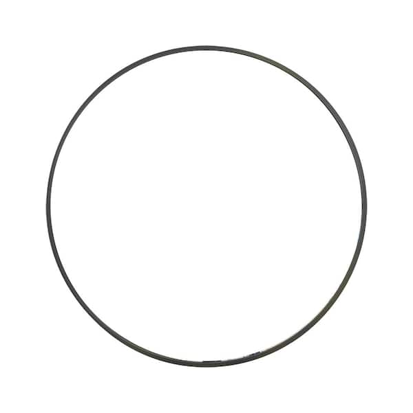 Amucolo 19.7 in. W x 19.7 in. H Round Single Metal Framed Farmhouse Mirror Entryway Mirror Wall Bathroom Vanity Mirror in Black