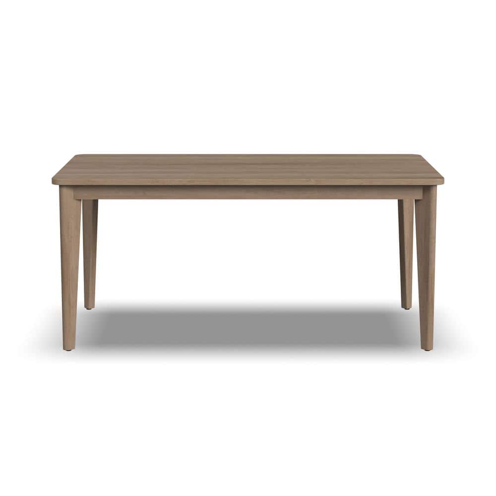 Brentwood Light Oak Rectangular Wood Dining Table for Six