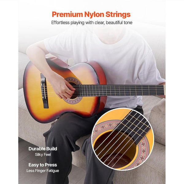 ギター AXIA SKYSHALO Classical Guitar, 38 in. Wood Classical Guitar Starter