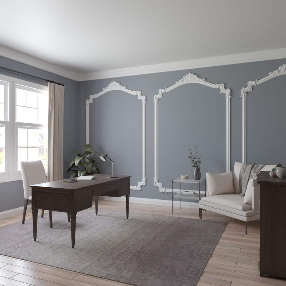 Gray Primed Polyurethane Decorative Panel Moulding