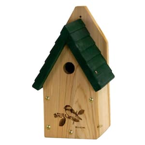 Garden Wren And Chickadee Bird House