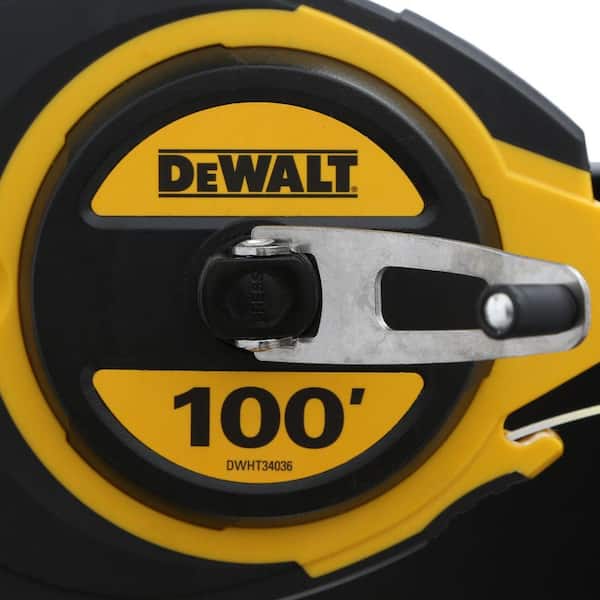 DEWALT 100 ft. Steel Long Tape DWHT34036L - The Home Depot