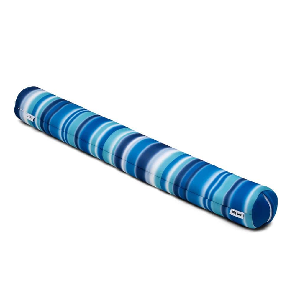 Blurred Blue Striped Mesh Fabric Pool Noodle