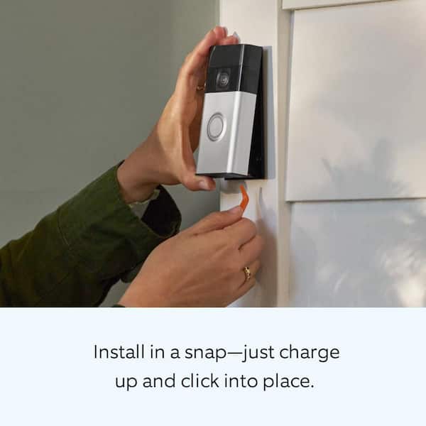 Ring Battery Doorbell with Head-to-Toe HD Video, Live View with 2-Way Talk, and Motion Detection and Alerts - Venetian Bronze