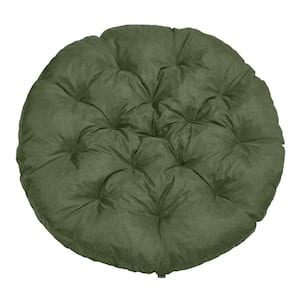 Montlake 52 in. Dia Heather Fern Water-Resistant Outdoor Lounge Papasan Cushion