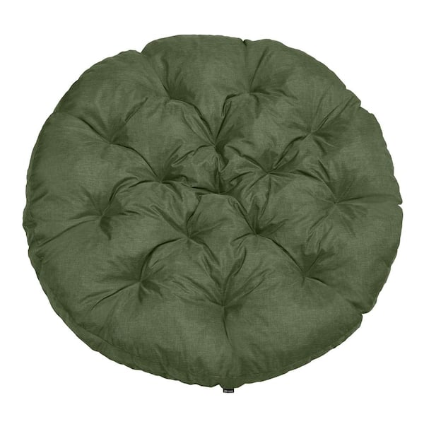 Classic Accessories Montlake 52 in. Dia Heather Fern Water-Resistant Outdoor Lounge Papasan Cushion