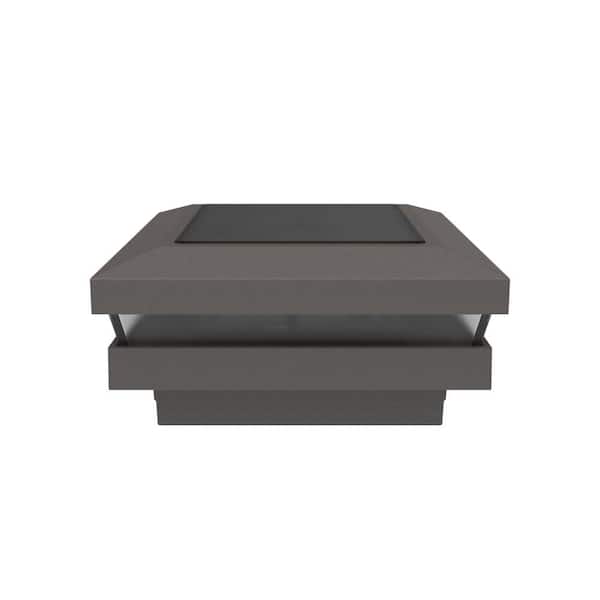 VersaRail 2.5 in. Matte Bronze Aluminum Rail Solar Post Top