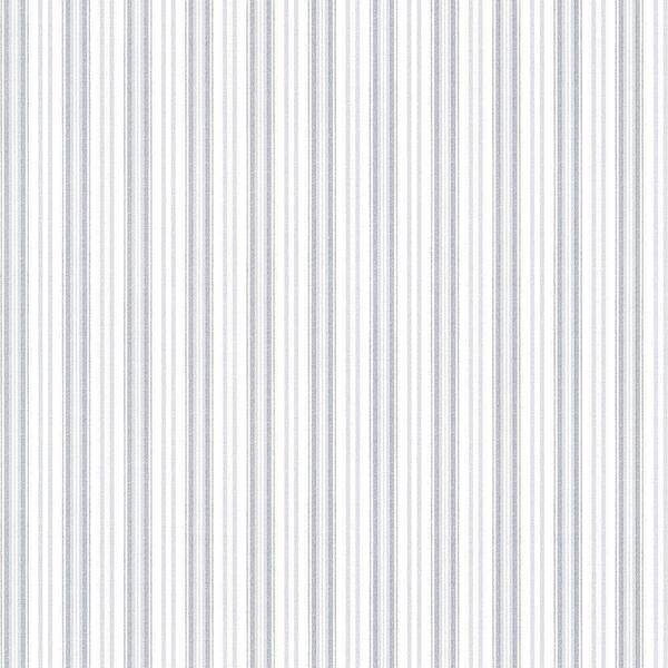 Brewster Ang Blue Stripe Blue Wallpaper Sample