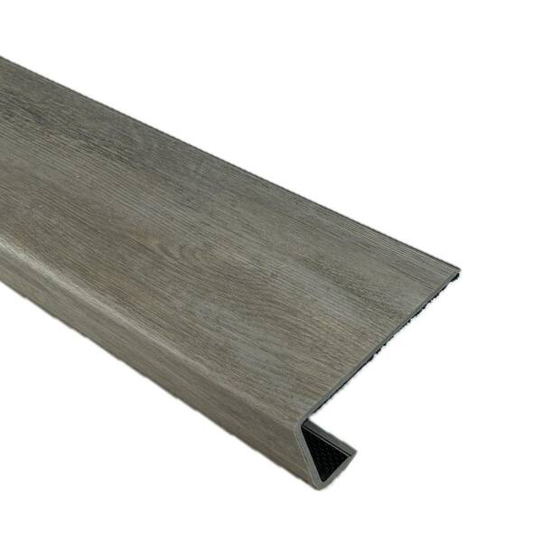 Deco Products Hydrostop Cumberland 0.2 in. T x 4.5 in. W x 46 in. L Stair Nose Molding