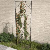 Vigoro 72 in. Glory Trellis in Black 87293