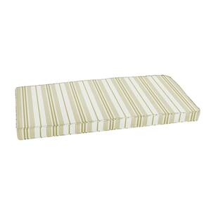 57 in. x 24 in. x 2 in. Outdora Outdoor Bench Cushion in Wellfleet Basil