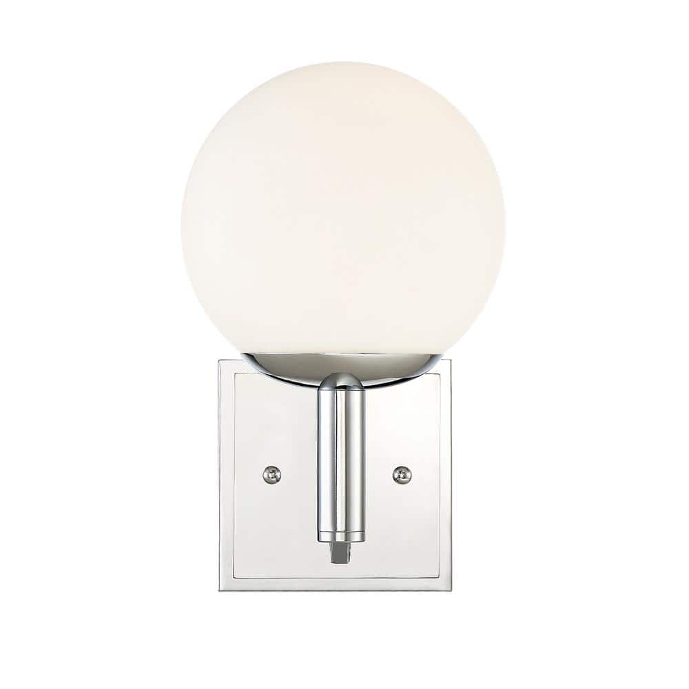 Kelvin Chrome Dimmable Wall Sconce with Energy Star