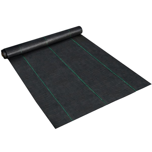 6.5 x 300 ft. Weed Barrier Fabric Heavy Duty 3 oz. Woven Weed Control High Permeability Geotextile Fabric