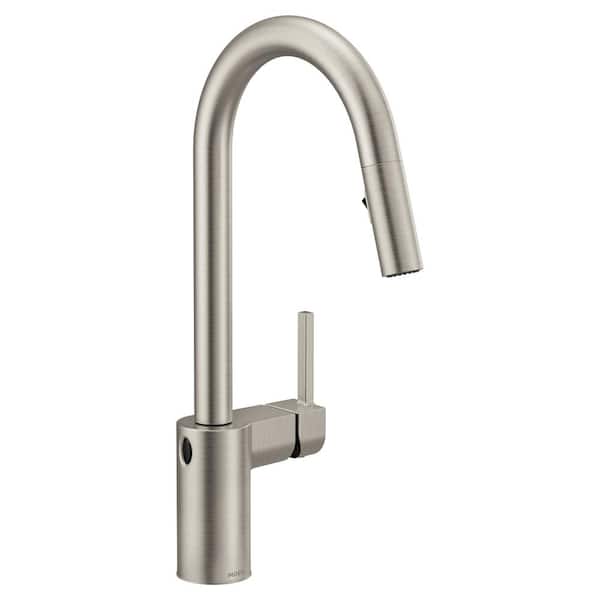 MOEN Align Single-Handle Touchless Pull Down Sprayer Kitchen Faucet with MotionSense Wave in Spot Resist Stainless Steel