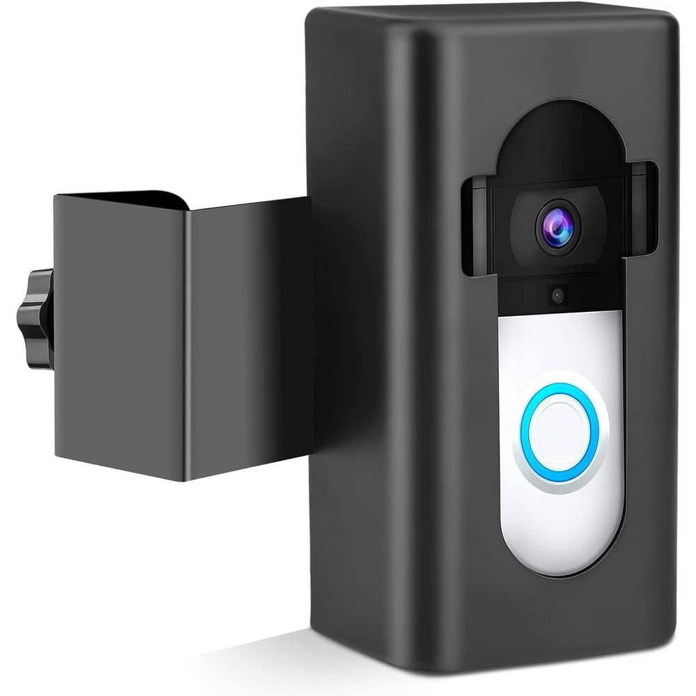 Anti-Theft Video Doorbell Mount, Adjustable No-Drill Bracket for Inward-Ope