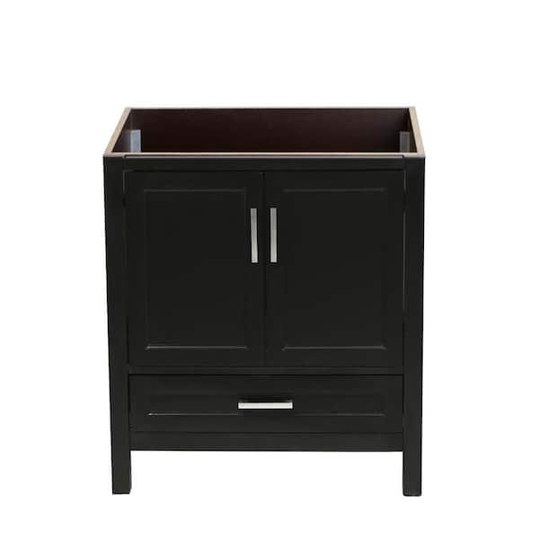 Amluxx Salerno 31 in. W x 22 in. D Bath Vanity Cabinet Only in Espresso