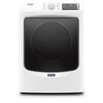 7.3 cu. ft. 240-Volt White Stackable Electric Vented Dryer with Steam, ENERGY STAR
