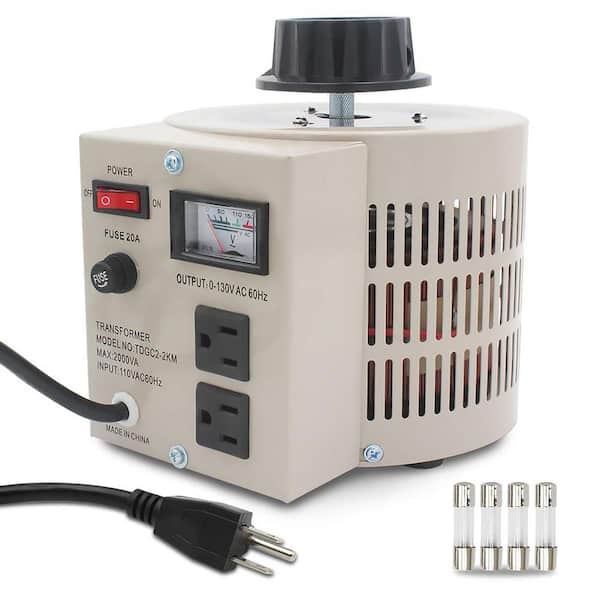 2000VA Variable Transformer 0 - 130V Output 110V Input