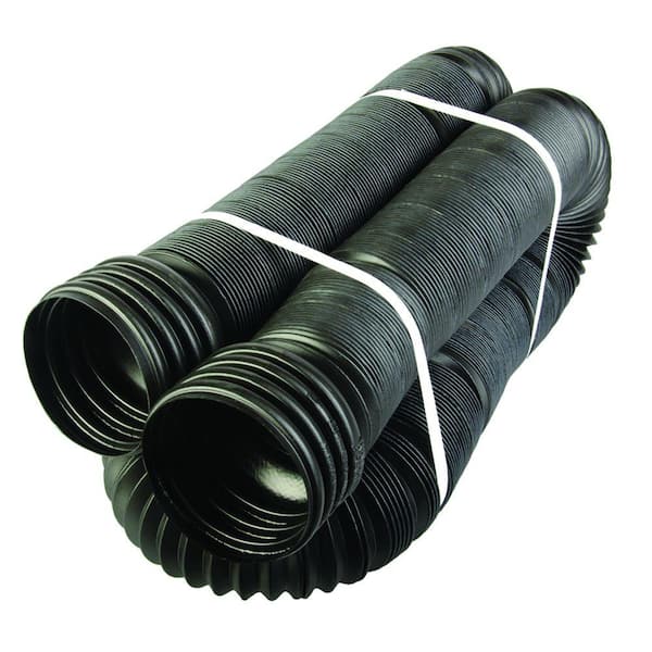 Advanced Drainage Systems 4 in. x 25 ft. Polypropylene Flexible Perforated Pipe